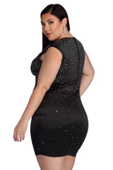 Plus London Heat Stone Mini Dresses